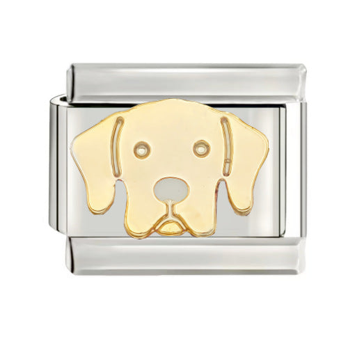 Wholesale Italian Charm Starter Bracelets DIY square Single Section Creative Stainless Steel Composable Bracelet