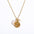 Wholesale  Micro Set Zircon Twelve Constellation Rune New Moon Moon Opal Pendant Necklace