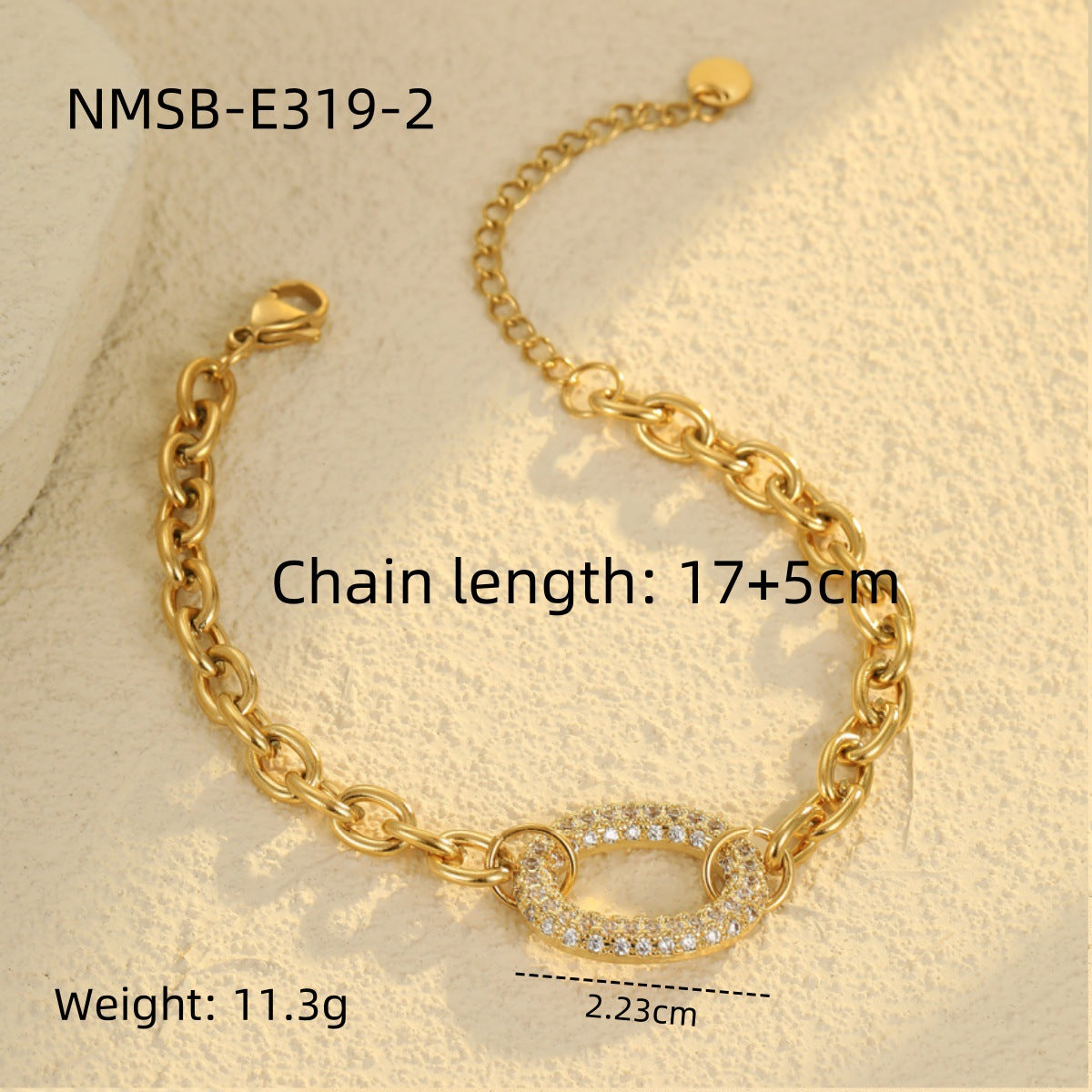 Wholesale Light Luxury Star Bracelet  Stainless Steel Bracelet