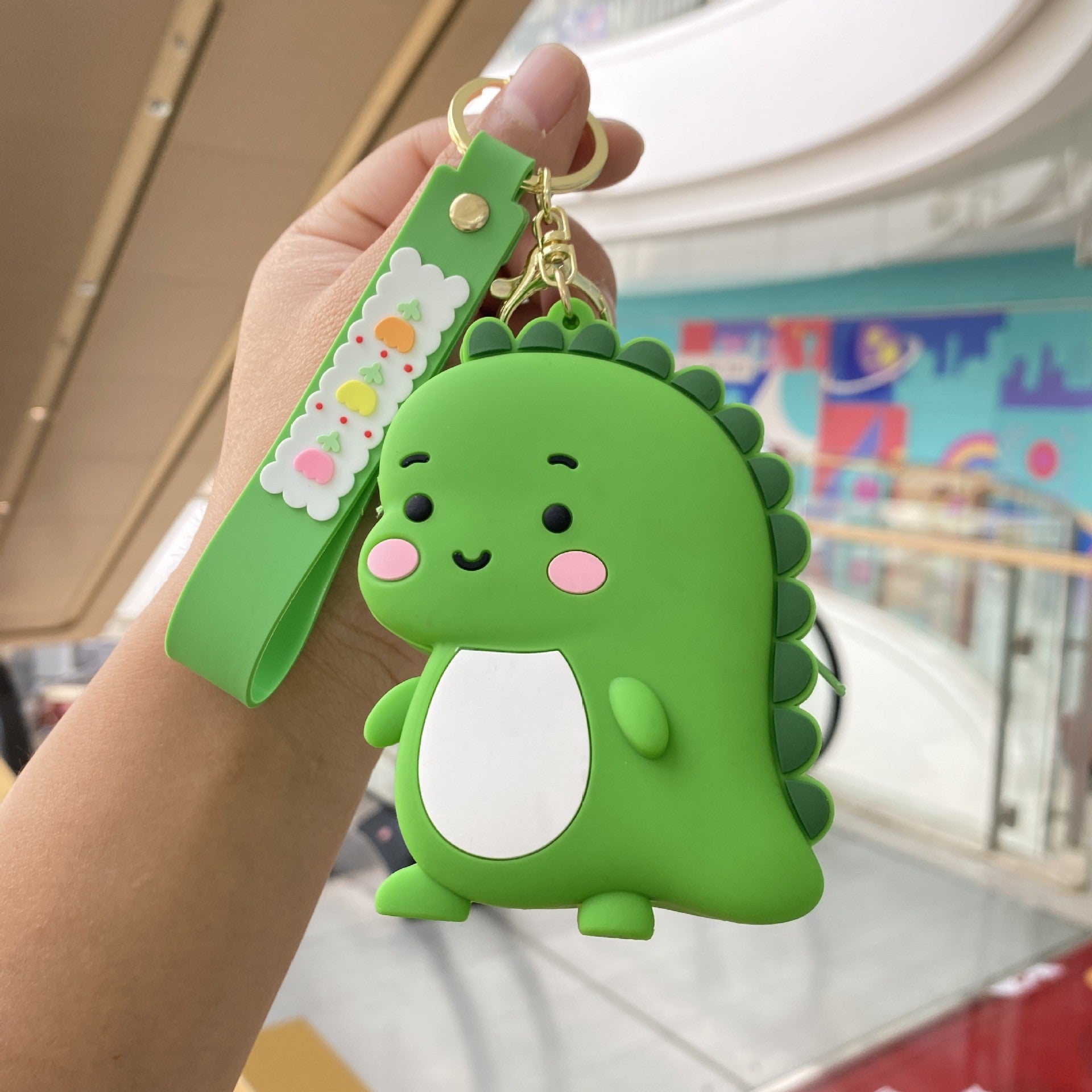Wholesale Cute cartoon silicone wallet keychain