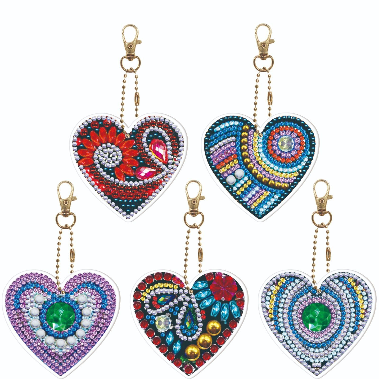 Wholesale Christmas Keychain Handmade Diamond Easter Key Chain ACC-KC-PengDao001