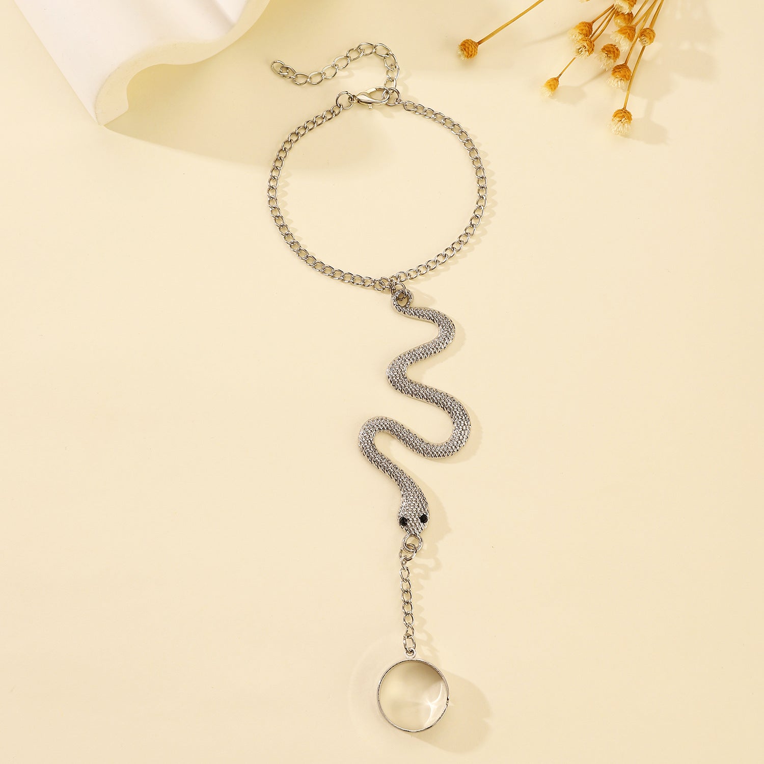 Wholesale  Snake  Ring Bracelet Set Women Alloy Electroplating Boutique Jewelry Accessory