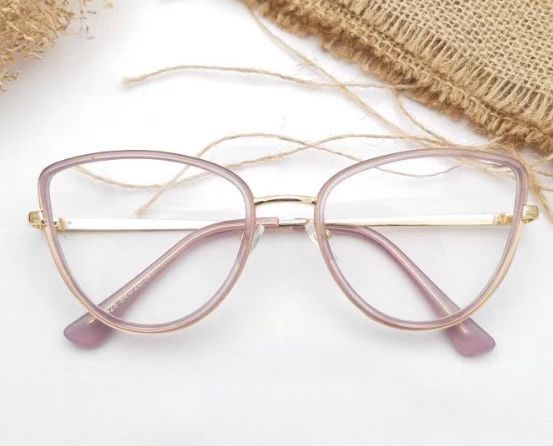 Wholesale Optical Glasses for Women Retro Plain Glasses Anti-blue Light Glasses Vintage ACC-SG-Dingc007