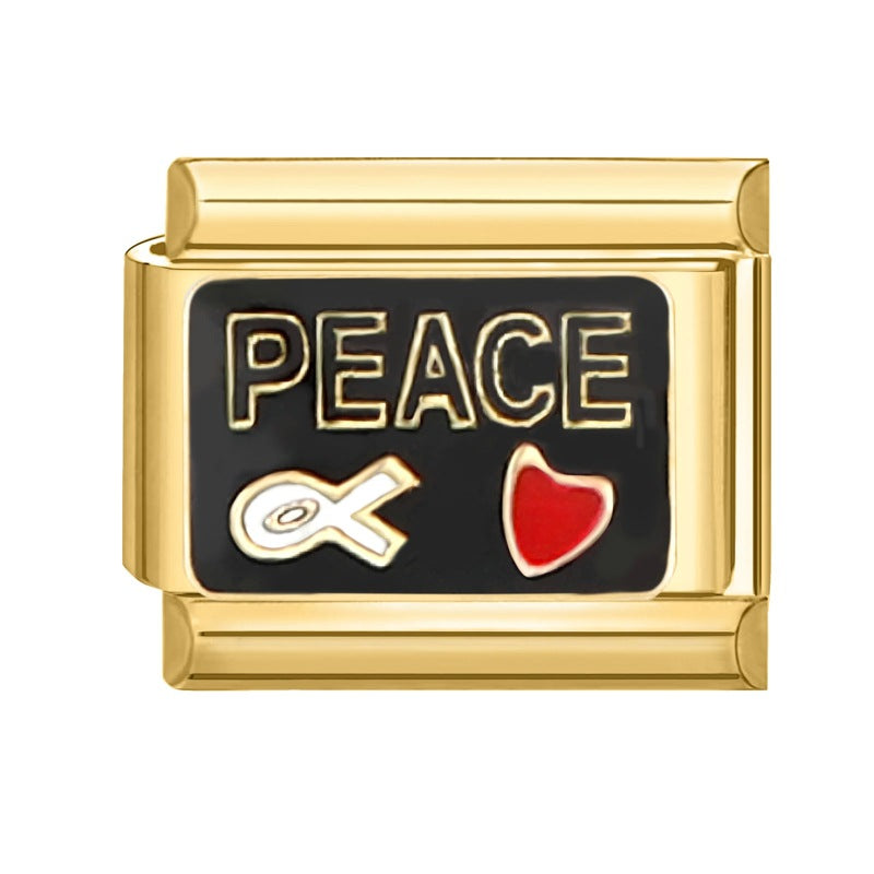 Wholesale Italian Charm Bracelet 9mm DIY Splicing Removable  Stainless Steel Composable Bracelet