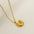 Wholesale  26 English letter necklace  titanium steel bubble smooth letter pendant clavicle chain