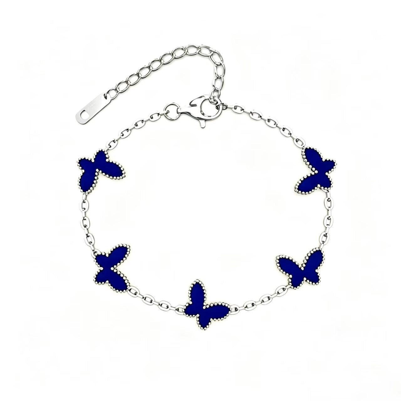 Wholesale Titanium Steel Butterfly Bracelet with Real Gold Plating - Light Luxury Jewelry Accessory for Everyday Wear,  Gift for Girls