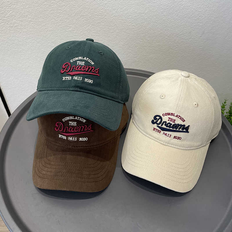 Wholesale Soft top lettered baseball cap hat