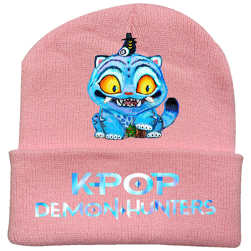 Wholesale kpop anime cartoon knitted hat Beanie