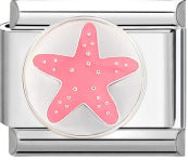 Wholesale Italian Charm Bracelet 9mm DIY Splicing Star Moon Stainless Steel Composable Bracelet