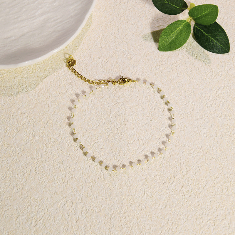 Wholesale  Stainless Steel Foot Accessories Beach Summer Anklets