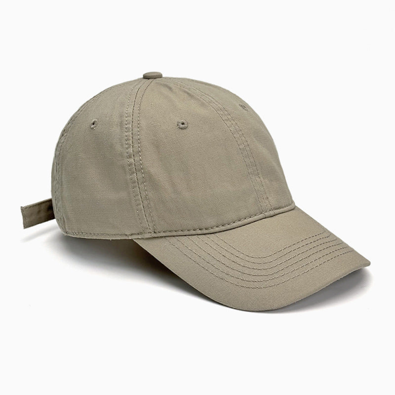 Wholesale  cotton deepened increase cap soft top curved eaves light plate baseball cap