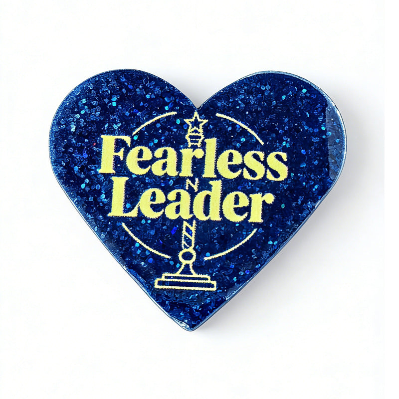 Wholesale 2pcs Sparkling Acrylic Brooch for Teacher' s Day