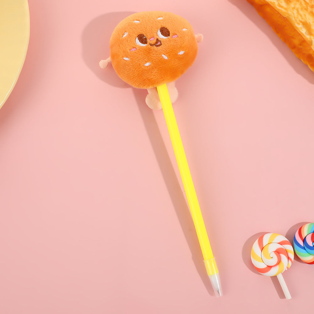 Wholesale  Hamburger Fries Plush Pen Ballpoint Pen