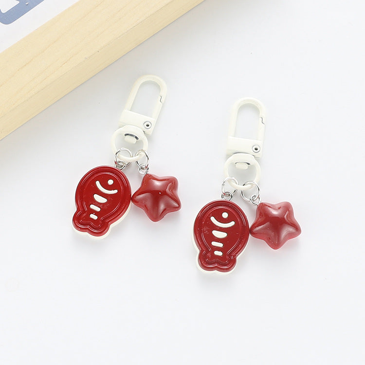 Wholesale Fish star keychain