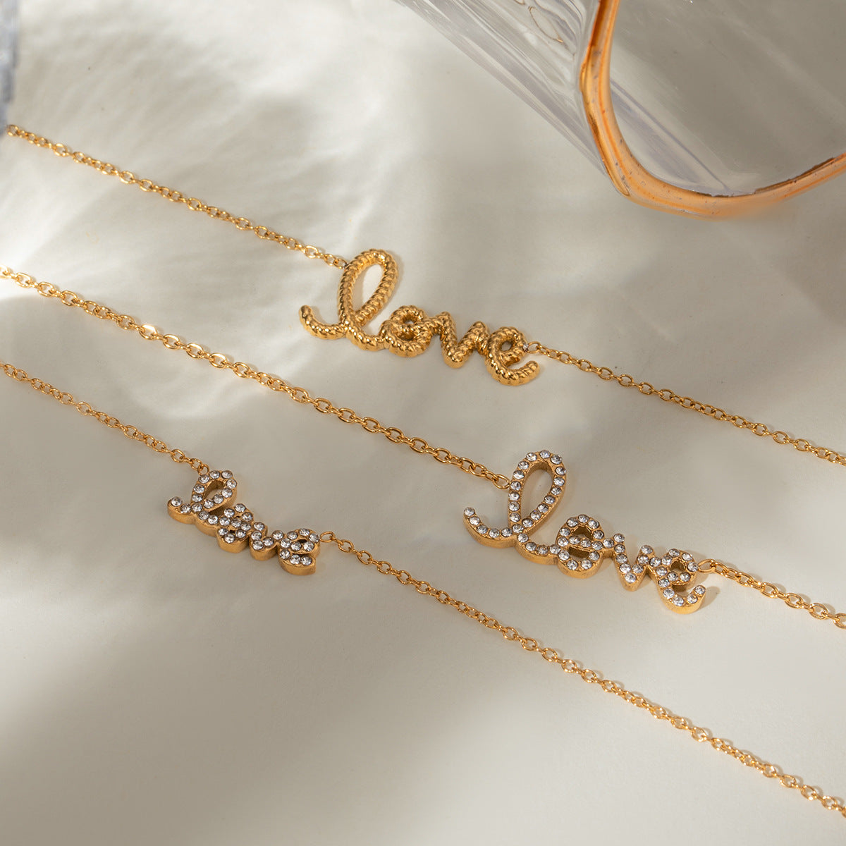 Wholesale Stainless Steel Letter Necklace