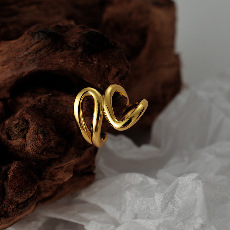 Wholesale S925 Sterling Silver Hollow Geometric Ear Clips ACC-ES-YWE007