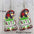 Wholesale  Christmas Earrings Baseball Wooden Earrings
