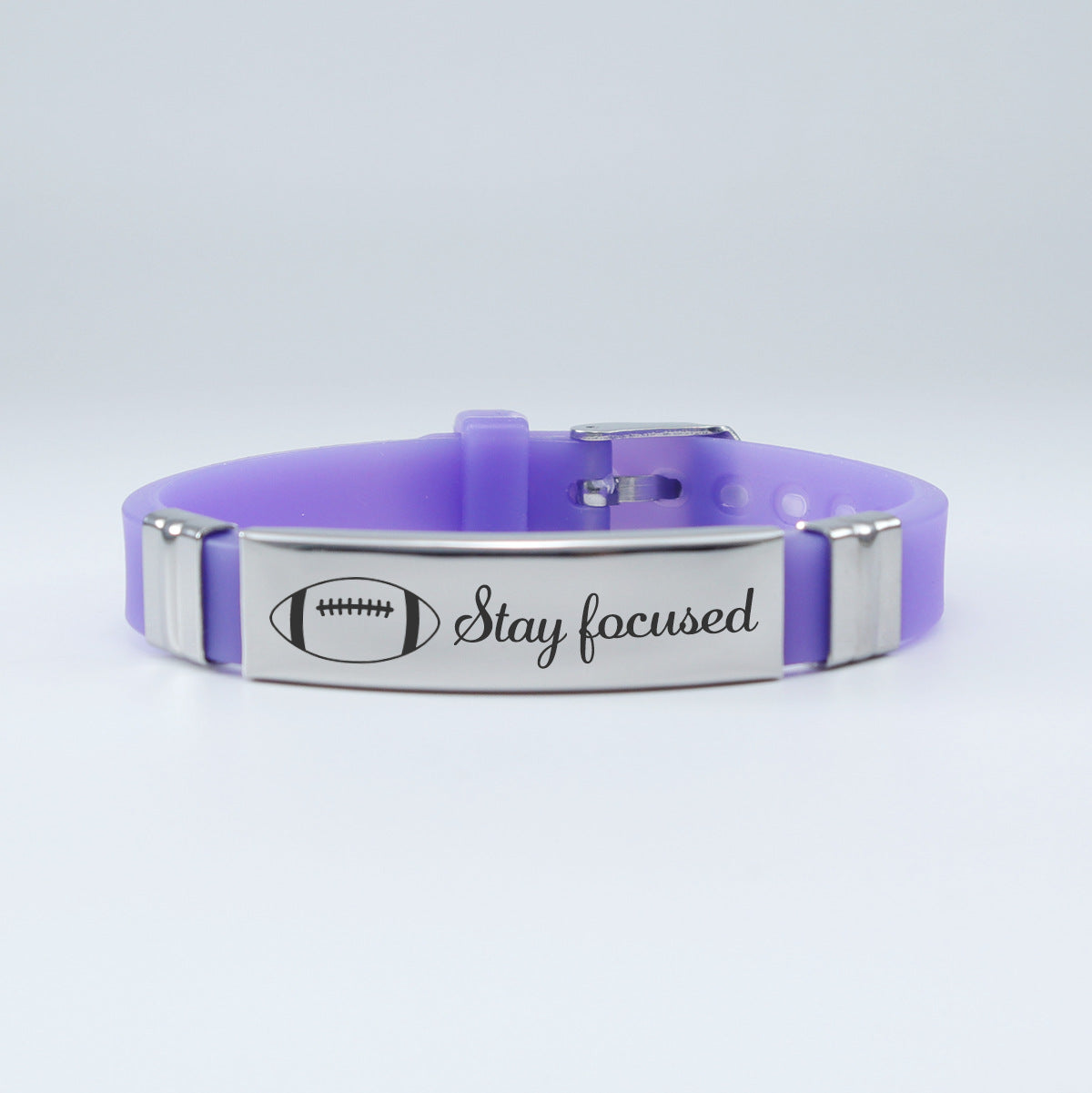 Wholesale Rugby Sports Theme Silicone Bracelet