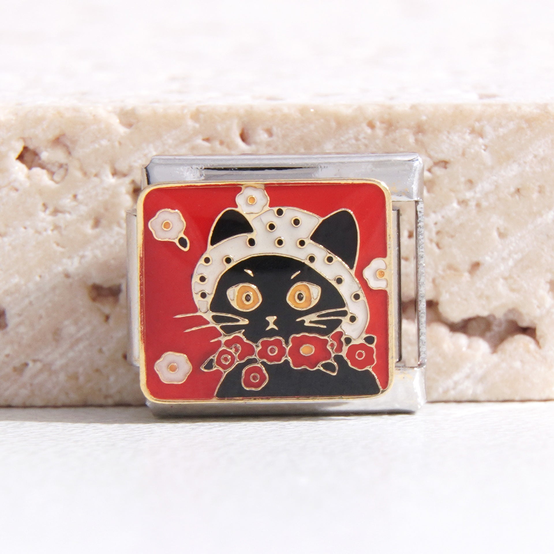 Wholesale Italian Charm Bracelet 9mm DIY Splicing Creative Pattern Stainless Steel Composable Bracelet