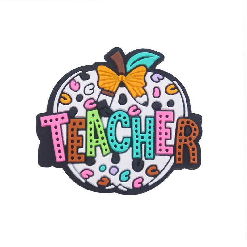 Wholesale Cartoon Cute Cartoon Teacher's Day Apple Series Focal Beads DIY Bead Accessories