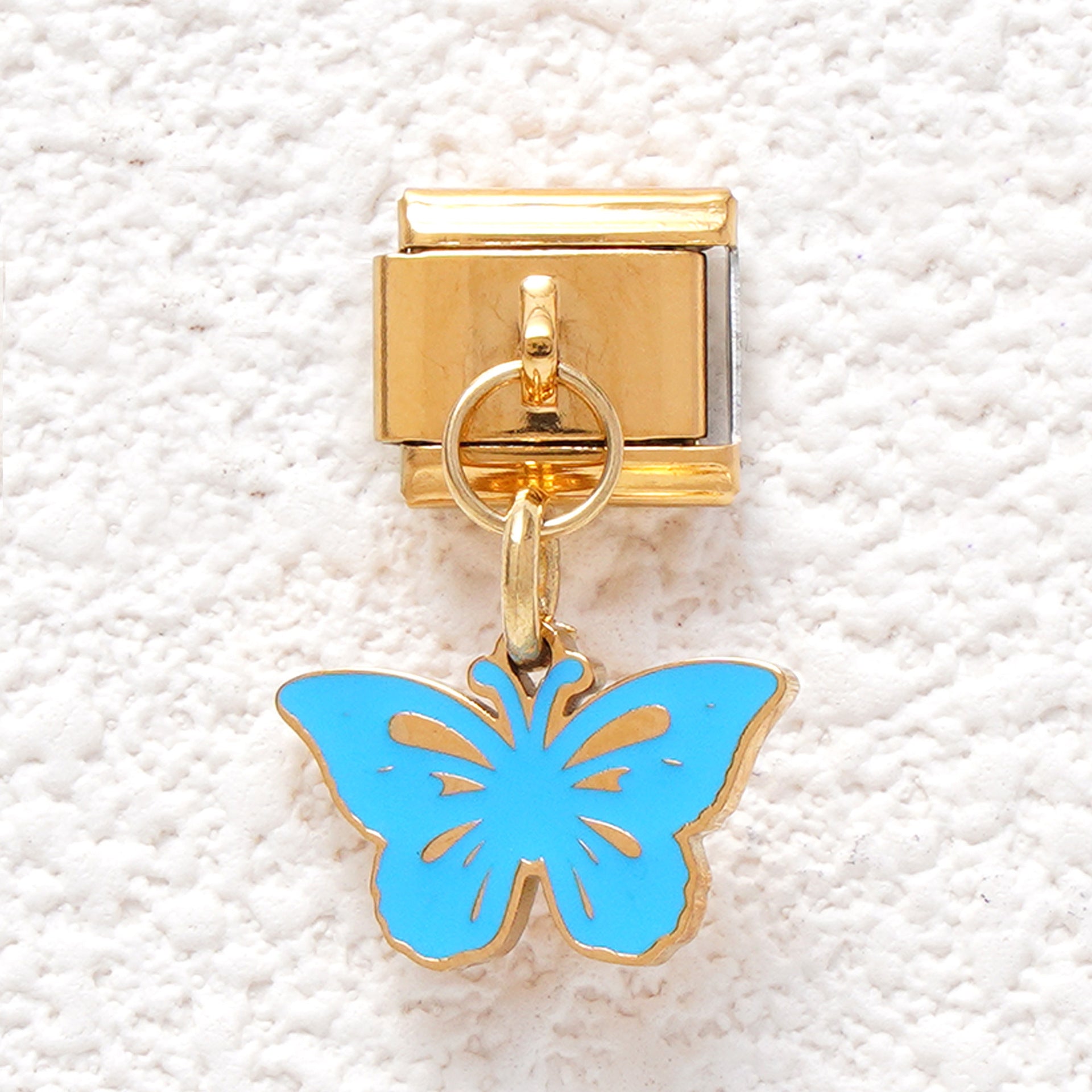 Wholesale Italian Charm Bracelet 9mm DIY Splicing Flower Series Stainless Steel Composable Bracelet