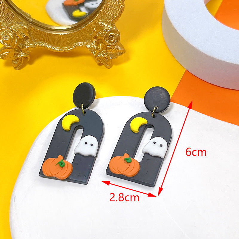Wholesale Halloween Series Soft clay Earrings
