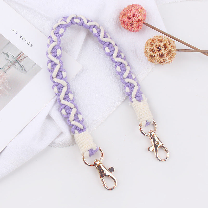 Wholesale  creative handmade woven pattern cup set cup rope cup belt cup accessories