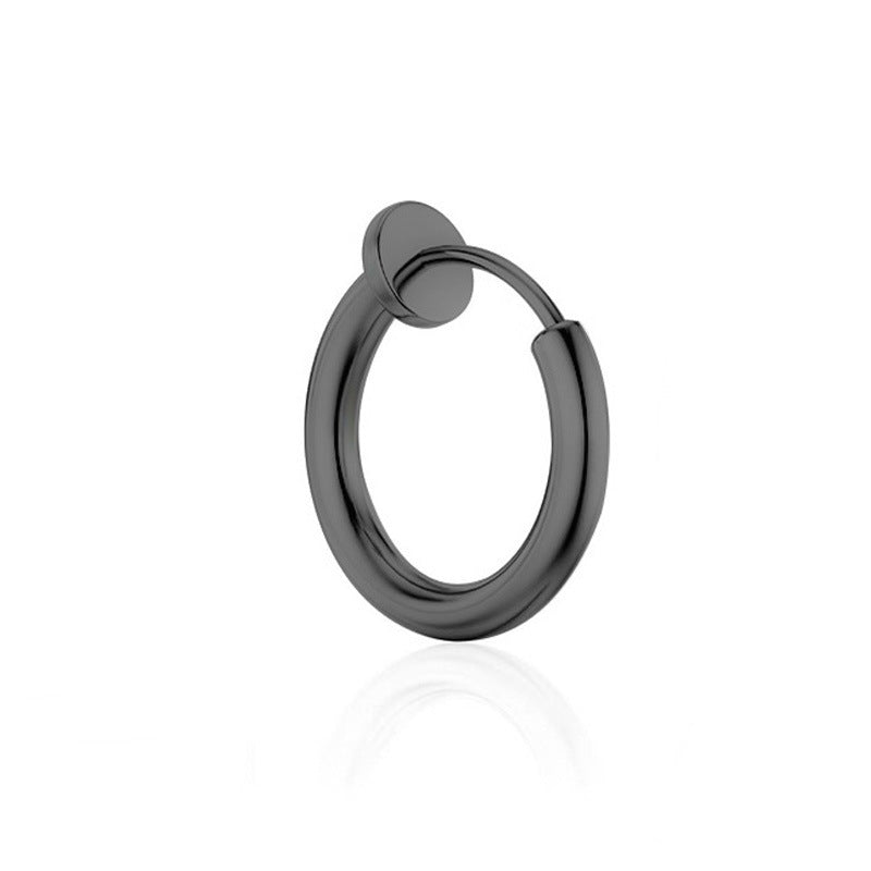 Wholesale titanium steel ear clip men's ear bone clip does not fade earrings