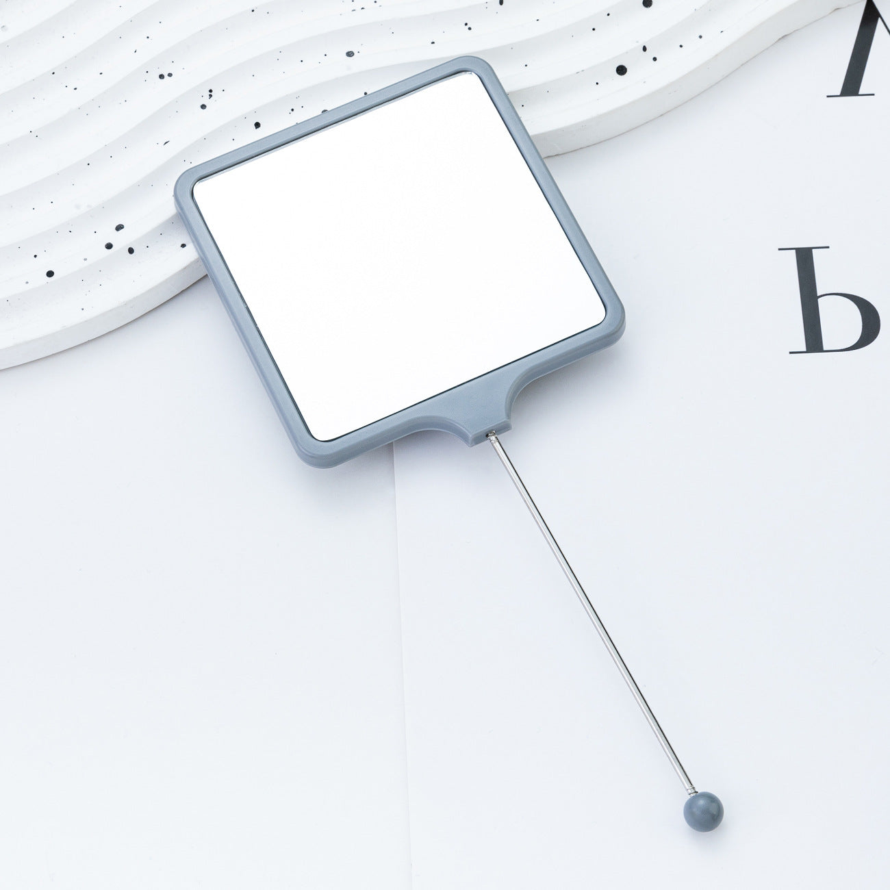 Wholesale  Beadable Mini Mirror DIY Beaded Handheld Mirror