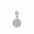 Wholesale s925 silver sunflower moissanite necklace