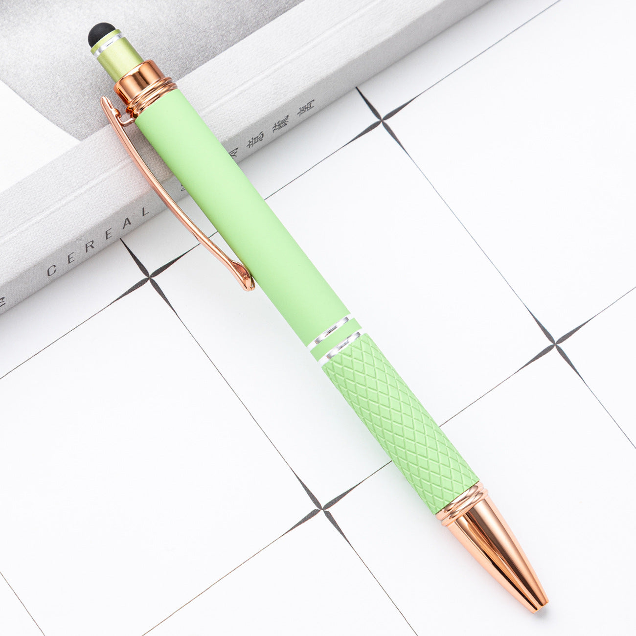 Wholesale writing stationery multi-color metal ballpoint pens