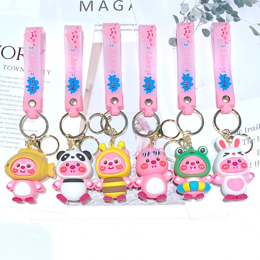 Wholesale Cartoon Keychains School Bag Pendant Creative Keychain ACC-KC-Gongz010