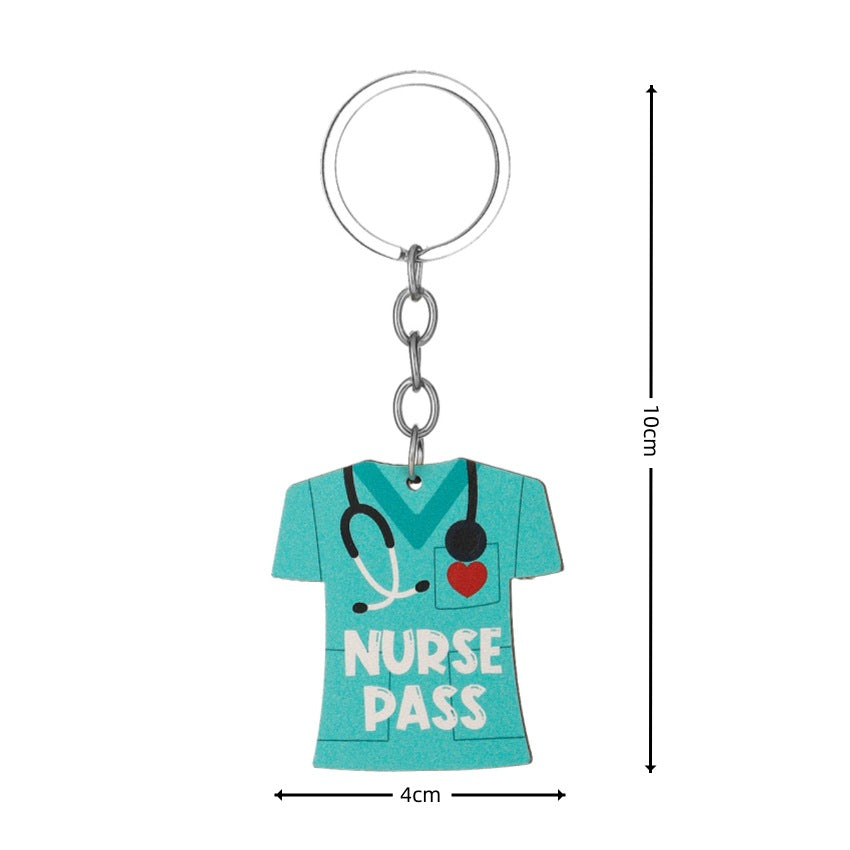 Ciondolo portachiavi per la festa del medico all'ingrosso per la festa dell'infermiera