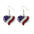 Wholesale  Independence Day Flag Series Earrings