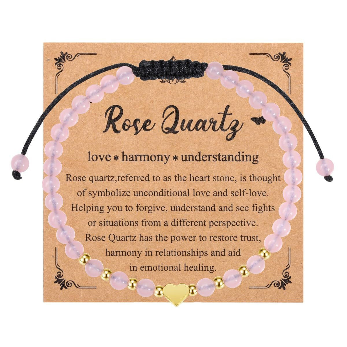 Wholesale  Love Bracelet Gold Plated Adjustable Crystal Beads Bracelet