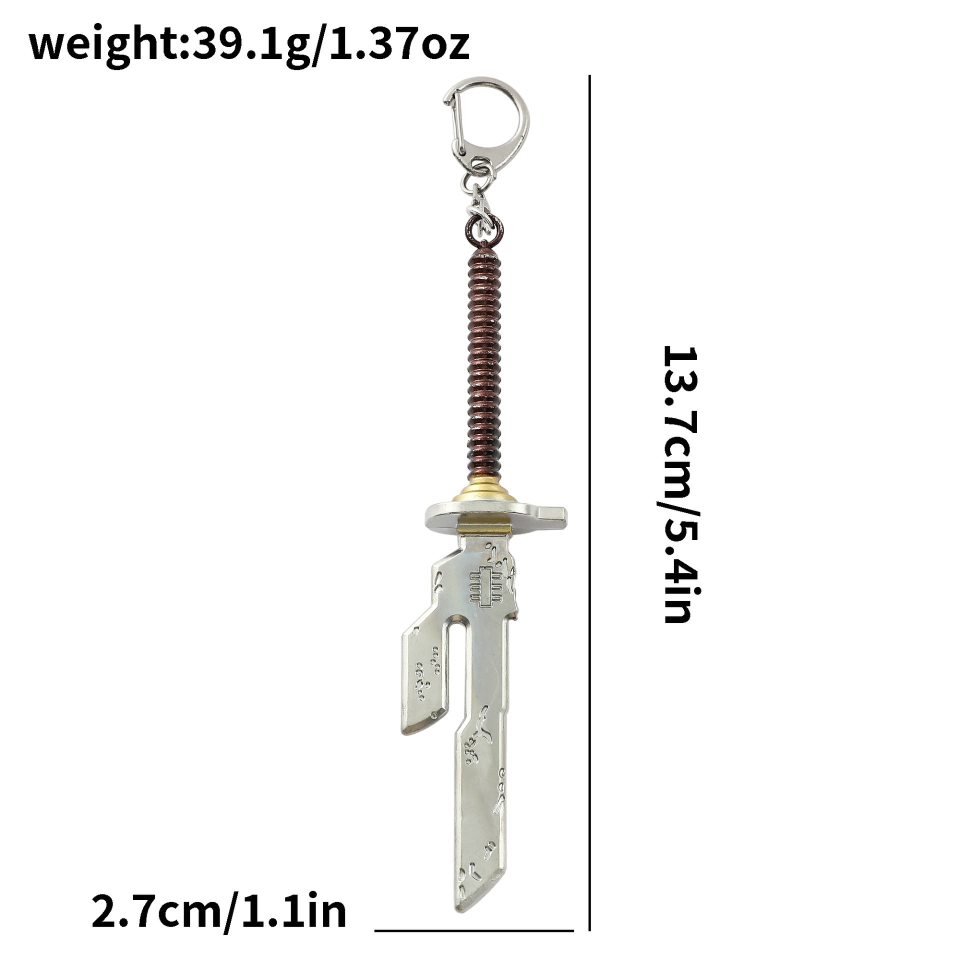Wholesale Weapon Metal Pendant Keychains