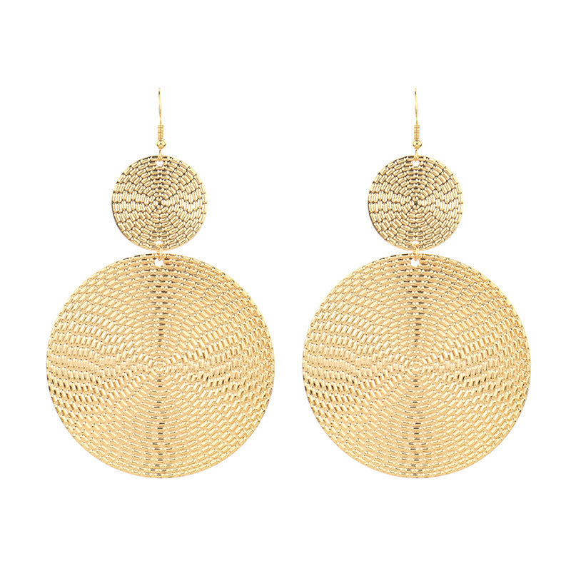 Wholesale Retro Round Circle Earrings,  European Style