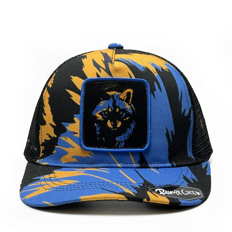 Wholesale  Graffiti Print Baseball Cap Animal Camouflage Embroidered Cap