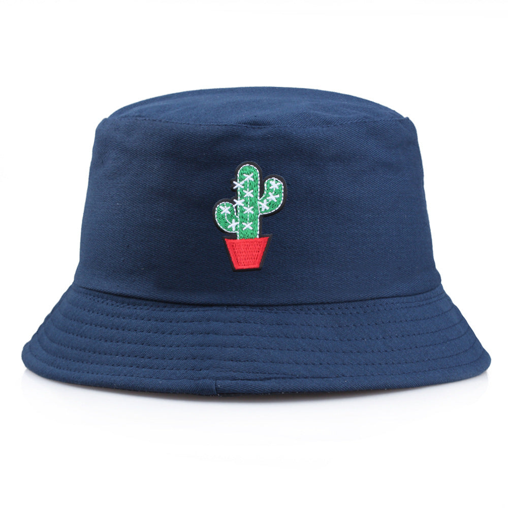 Wholesale  cactus embroidery hat fisherman hat bucket hat