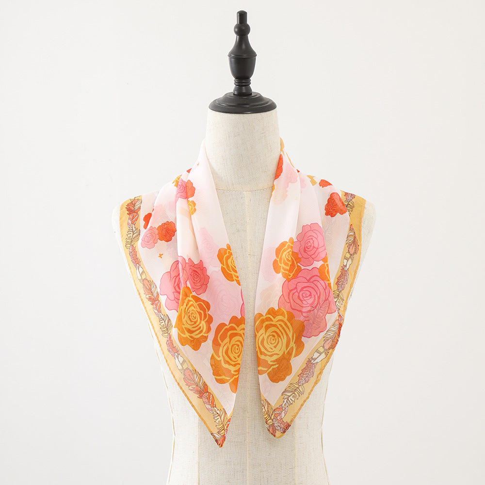 Wholesale Leopard print large square scarf