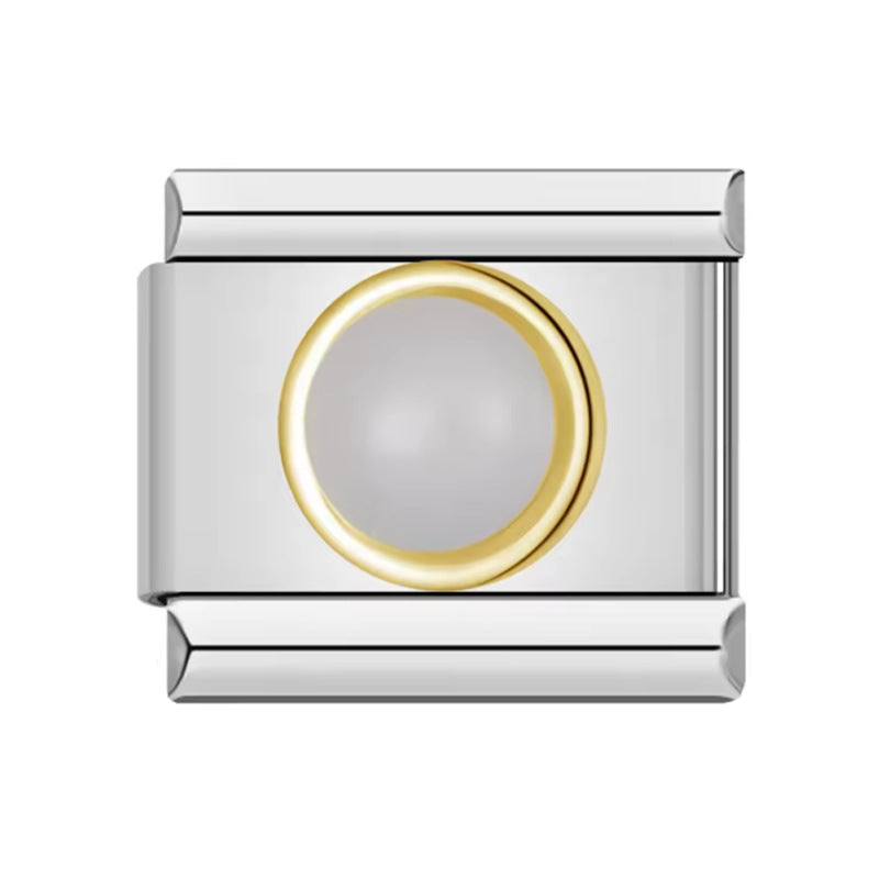 Wholesale Italian Charm Bracelet 9mm DIY Splicing Heart Star Stainless Steel Composable Bracelet