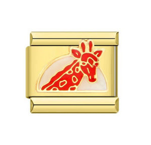 Wholesale Italian Charm Bracelet 9mm DIY Splicing Gold-Based Red Stainless Steel Composable Bracelet