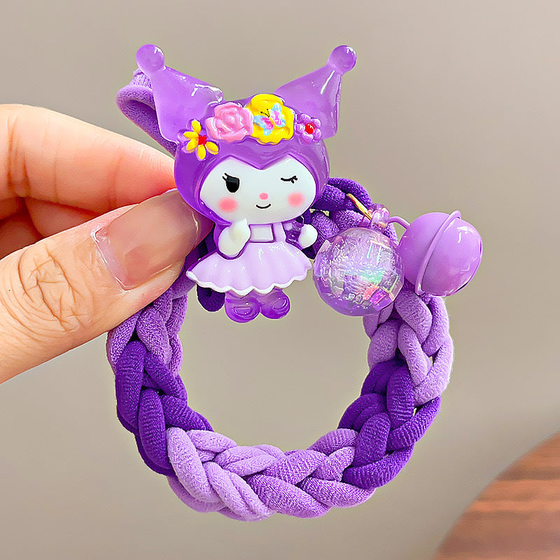 Wholesale 10pcs Cartoon Cute PVC Hair Rope Hair Scrunchies ACCVIP-HS-Huidi003