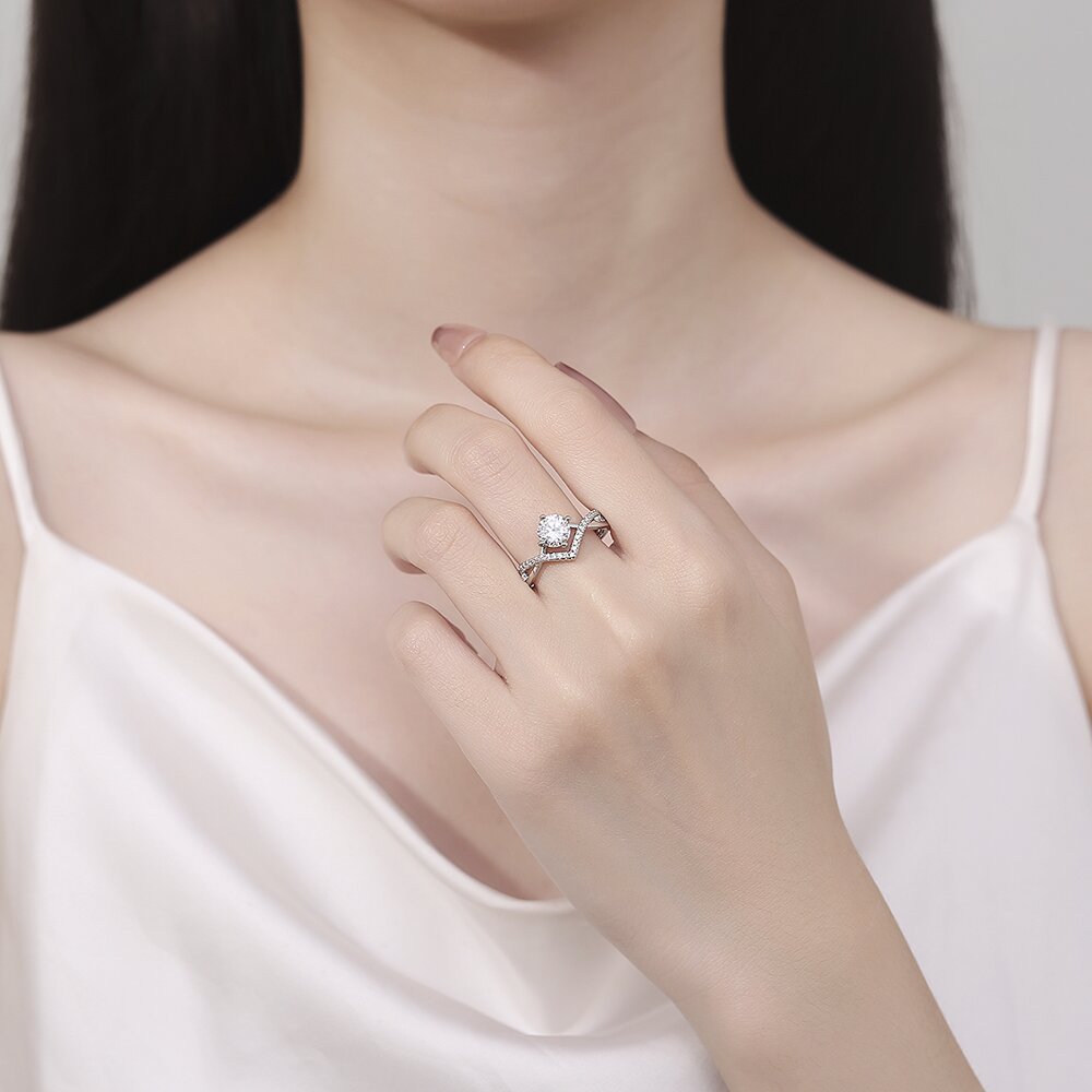 Wholesale Zircon  Moissanite Luxury Ring