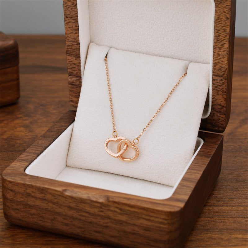 Wholesale Light Luxury Titanium Steel Necklace ACC-NE-Quanx007