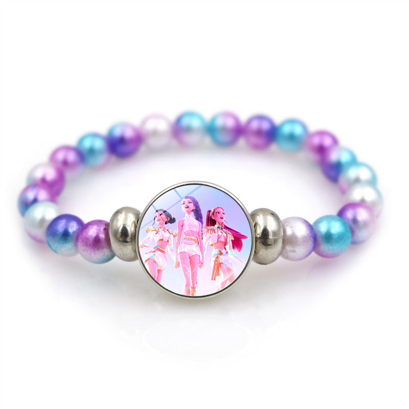 Wholesale Resin K-POP Beaded Bracelet ACCVIP