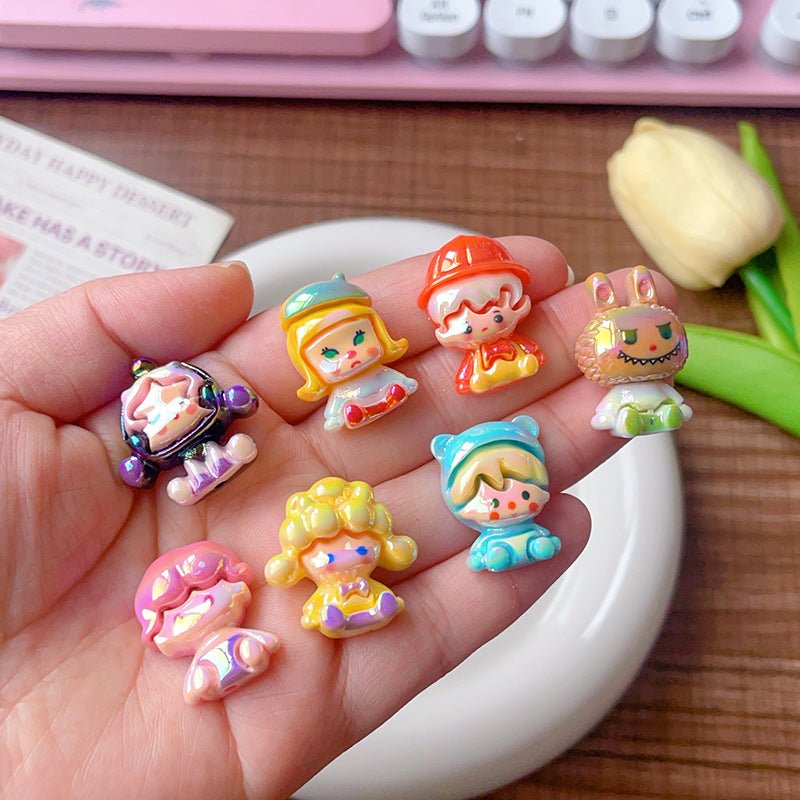 Wholesale 10pcs Plastic Cute Cartoon Beads DIY Bead Accessories