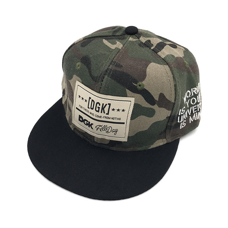 Wholesale Camouflage Street Dance Skateboard Hip Hop Sun Hat Baseball Cap ACC-HT-Huiyu003