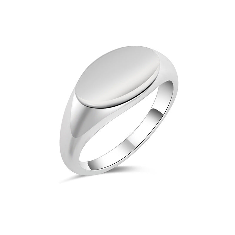 Wholesale  titanium steel casting ring does not fade couple pair ring