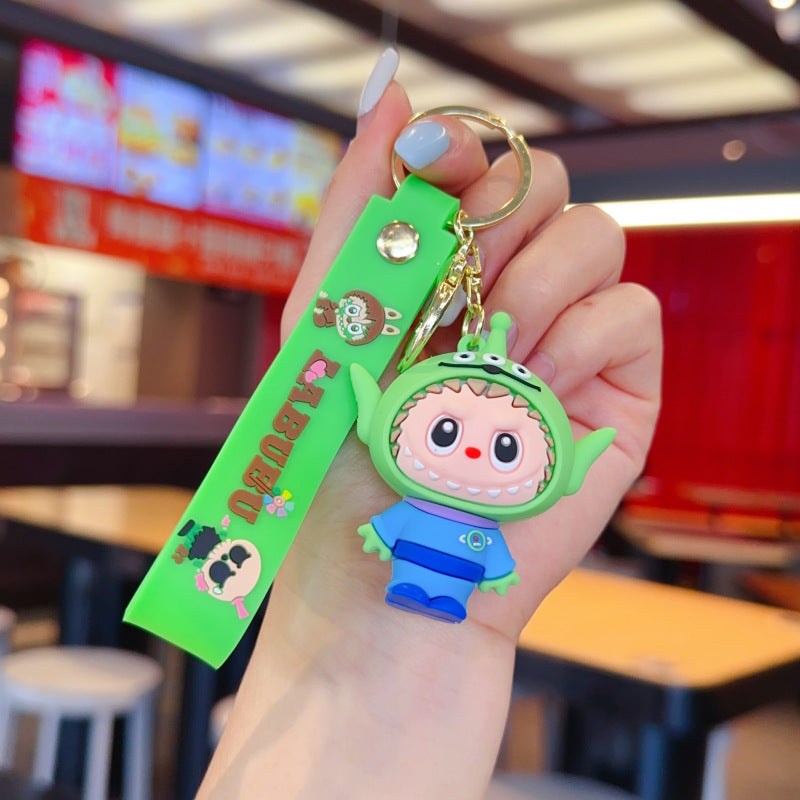 Wholesale Cute cartoon silicone keychain
